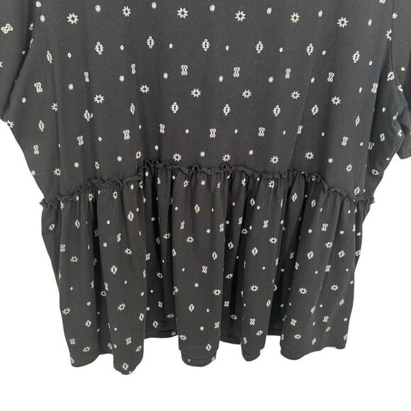 Torrid Vintage Cotton Jersey V-Neck Relaxed Tie Front Top Size Large NWT - Picture 8 of 12